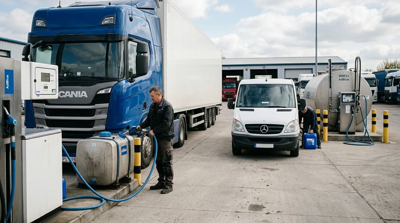 AdBlue zużywają różne pojazdy i jak dobrać pojemność zbiornika