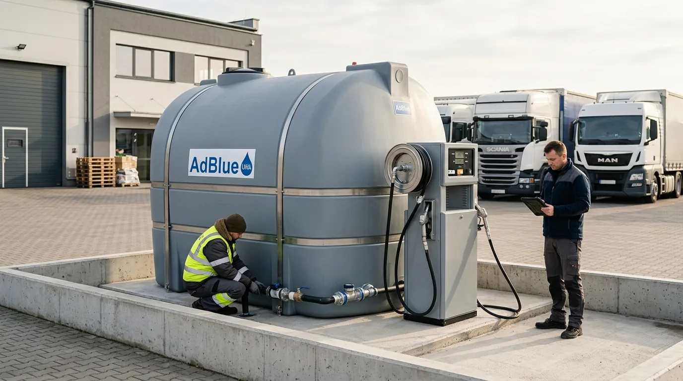 Zakup i instalacja zbiornika na AdBlue z dystrybutorem